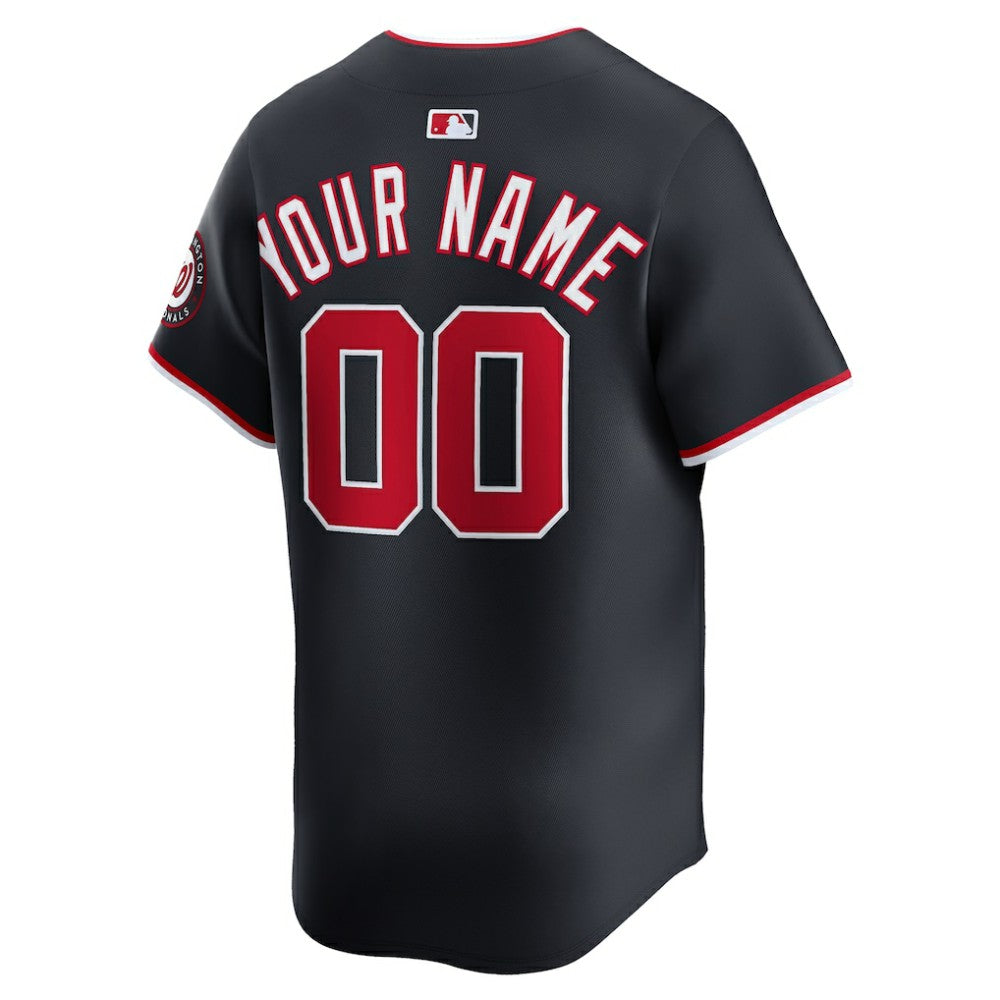 Washington Nationals Nike Alternate Limited Custom Jersey - MLB Jerseys