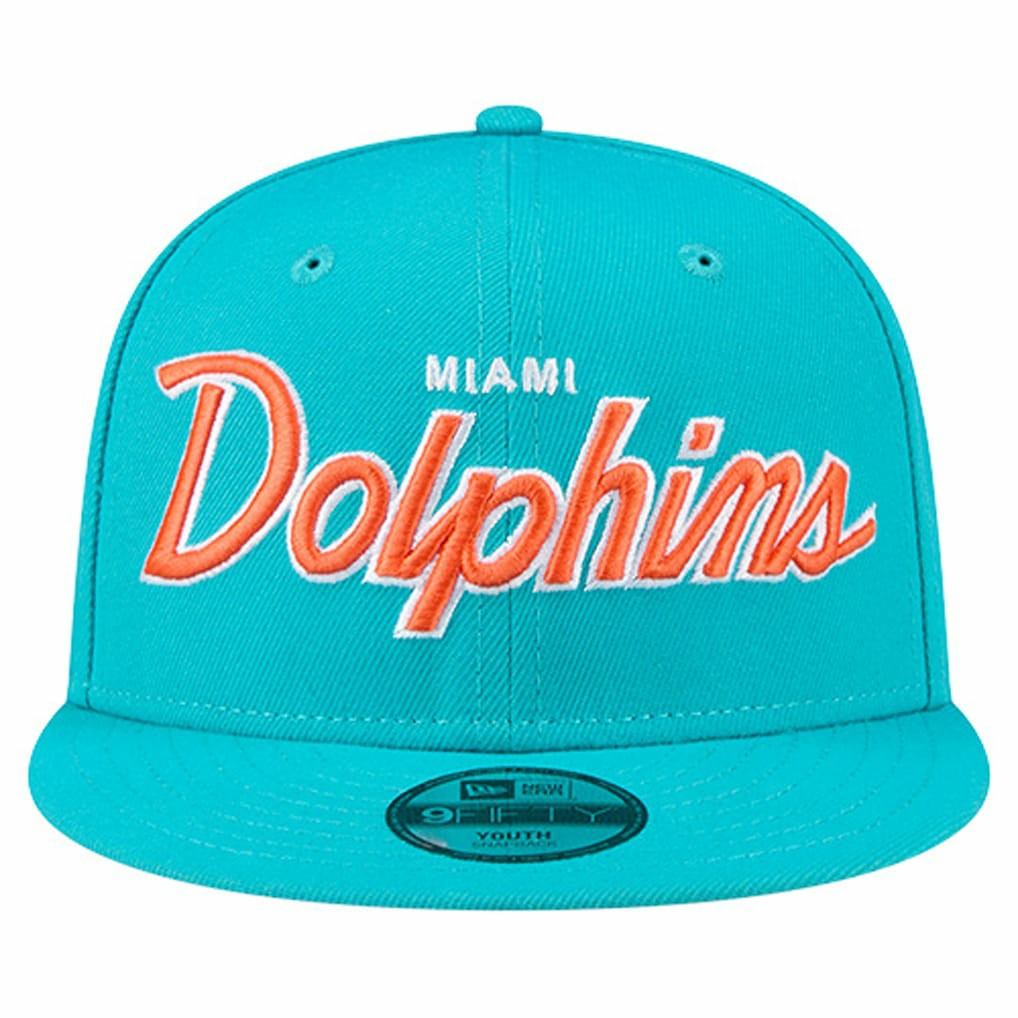 Miami Dolphins Youth Main Script 9FIFTY Snapback Hat | NFL Near me