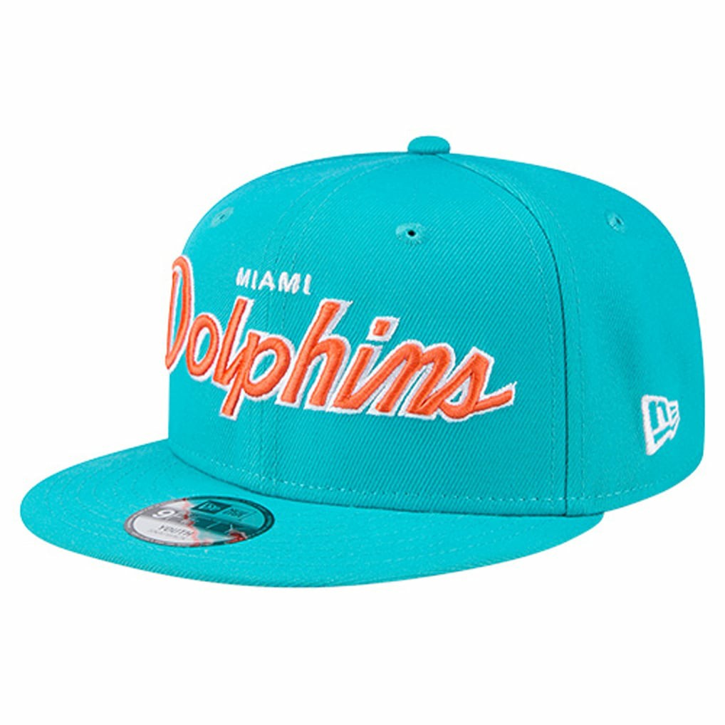 Miami Dolphins Youth Main Script 9FIFTY Snapback Hat | NFL Near me