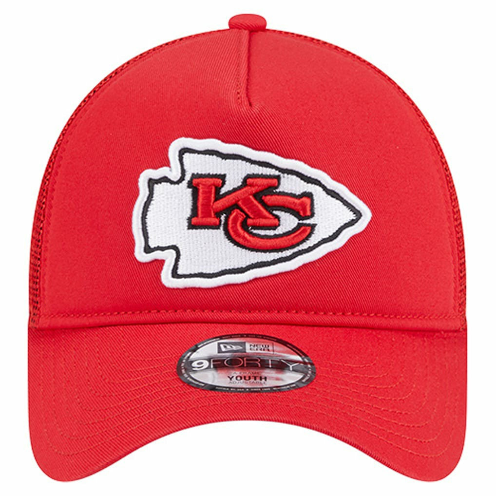Kansas City Chiefs Preschool Main A-Frame 9FORTY Adjustable Hat | NFL Hot