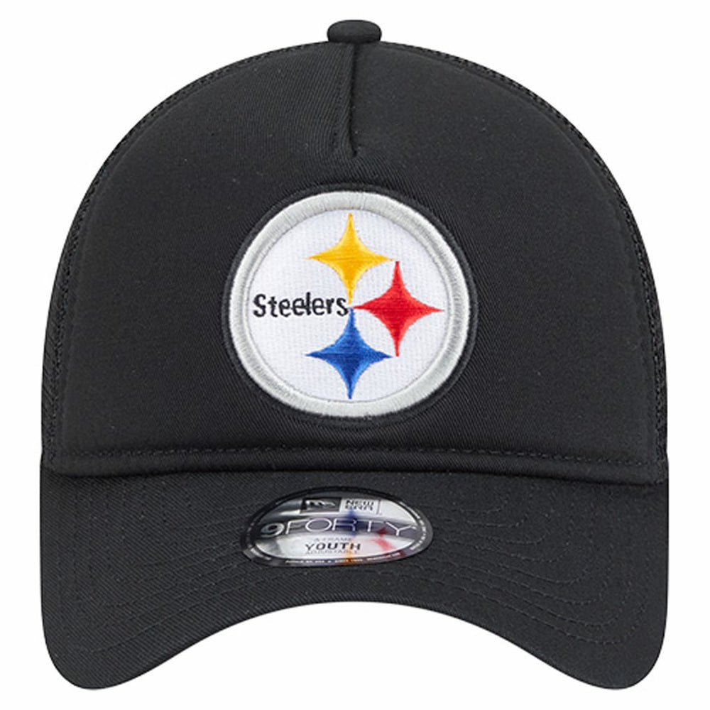 Pittsburgh Steelers Preschool Main A-Frame 9FORTY Adjustable Hat | NFL New