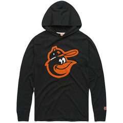 Baltimore Orioles Homage Lightweight Raglan Tri-Blend Pullover Hoodie - MLB Hoodies