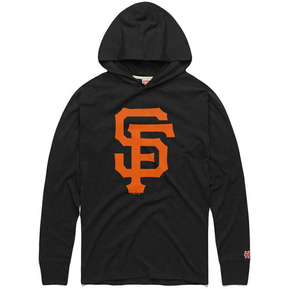 San Francisco Giants Homage Lightweight Raglan Tri-Blend Pullover Hoodie - MLB Hoodies