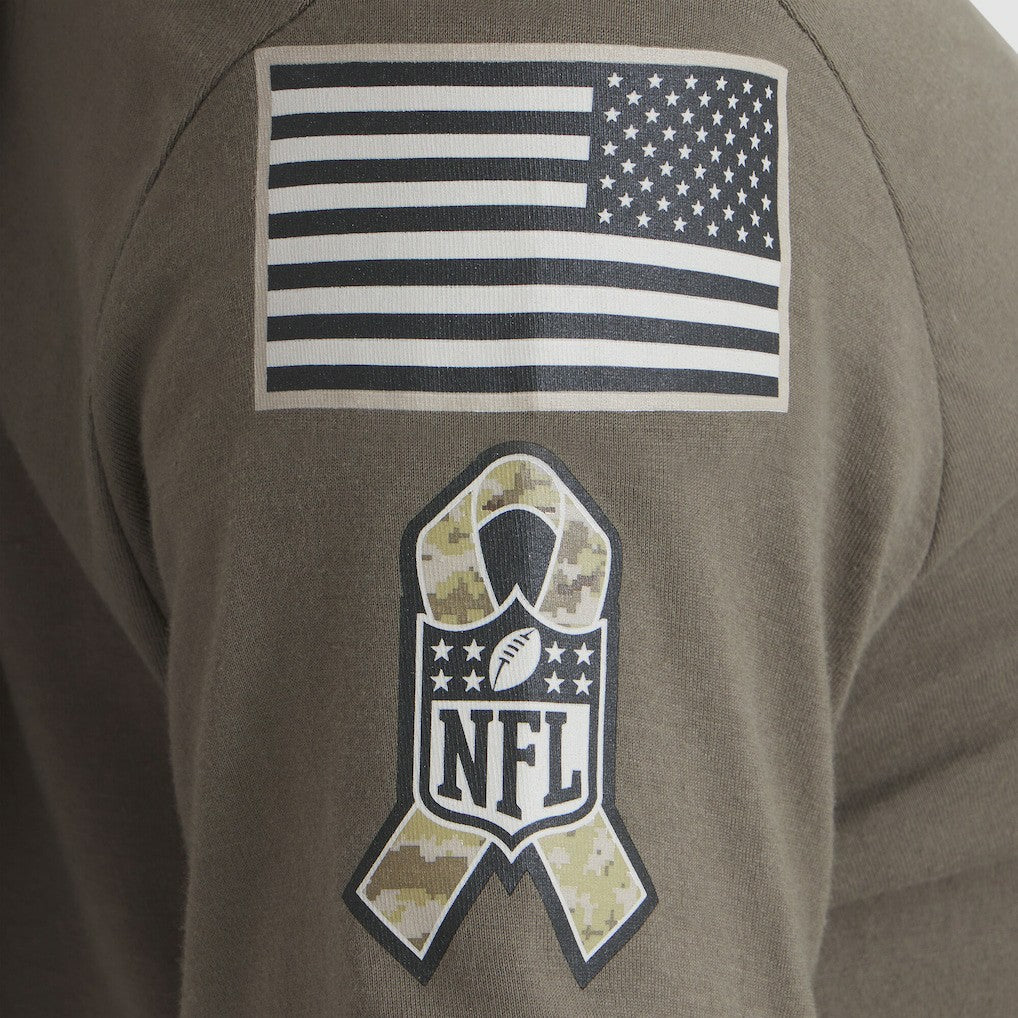 Washington Commanders Women's 2025 Salute to Service Sideline T-Shirt | NFL Sale