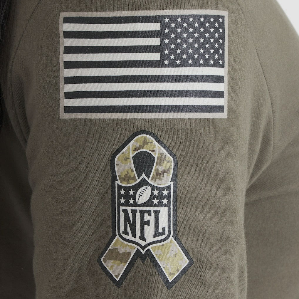 Houston Texans Women's 2025 Salute to Service Sideline T-Shirt | NFL Discount