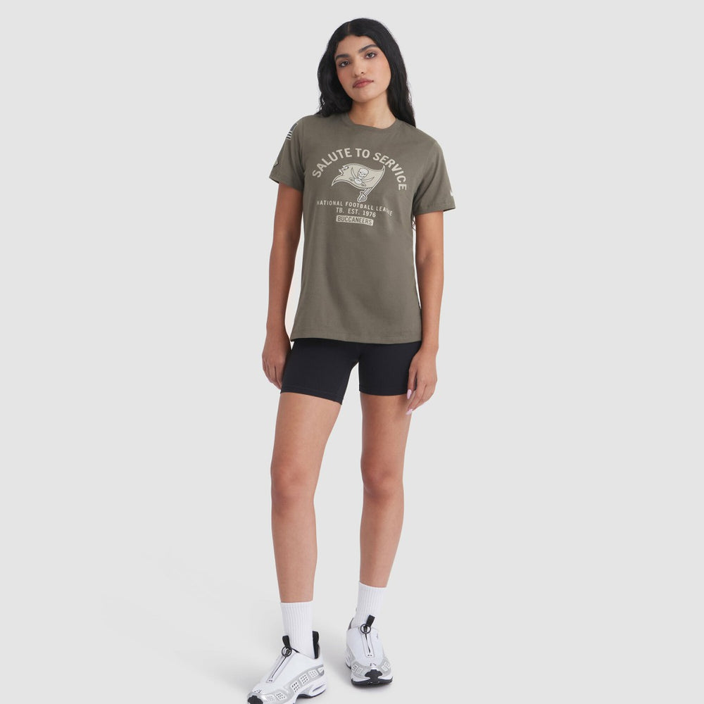 Tampa Bay Buccaneers Women's 2025 Salute to Service Sideline T-Shirt | NFL New