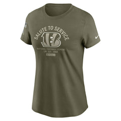 Cincinnati Bengals Women's 2025 Salute to Service Sideline T-Shirt | NFL Near me