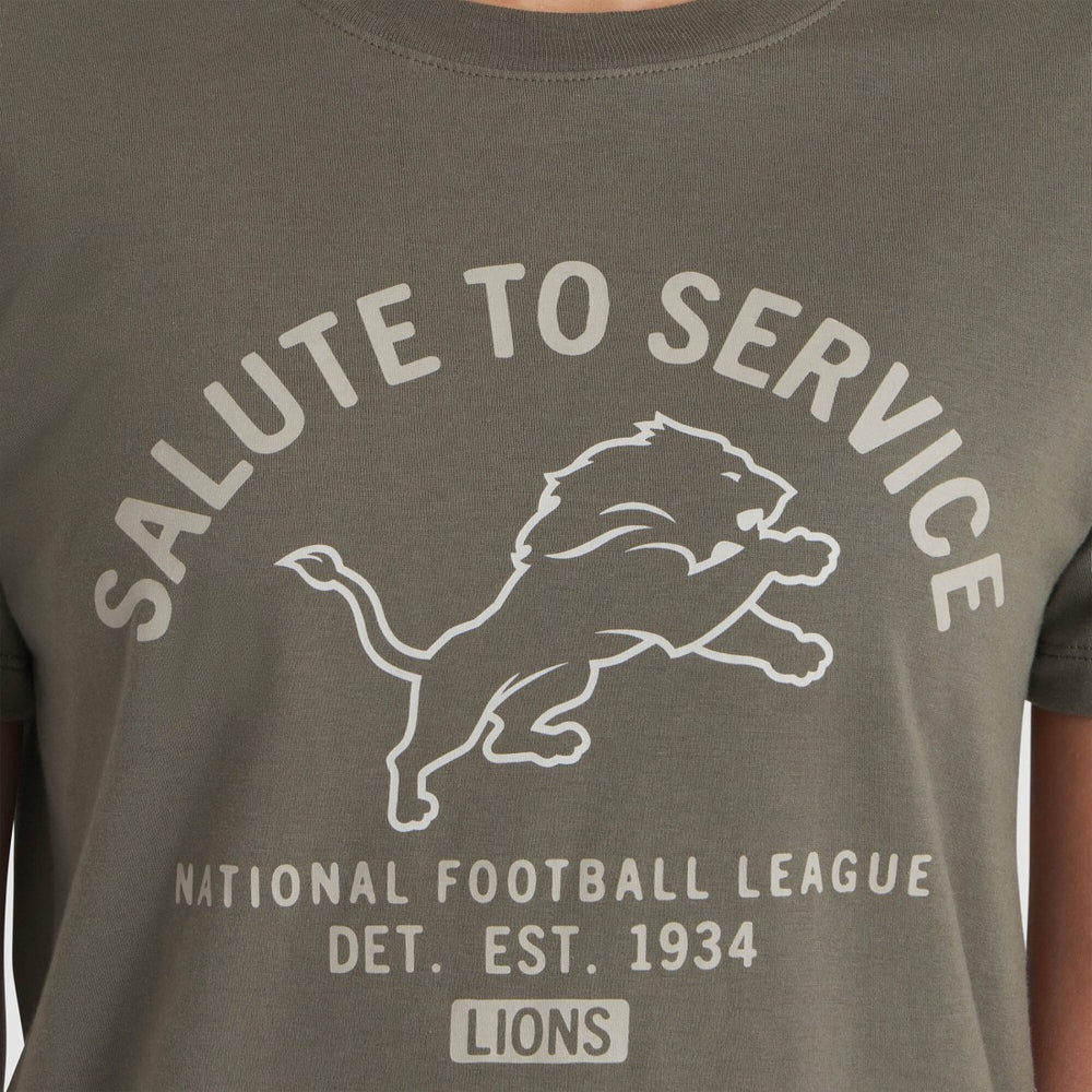 Detroit Lions Women's 2025 Salute to Service Sideline T-Shirt | NFL Online
