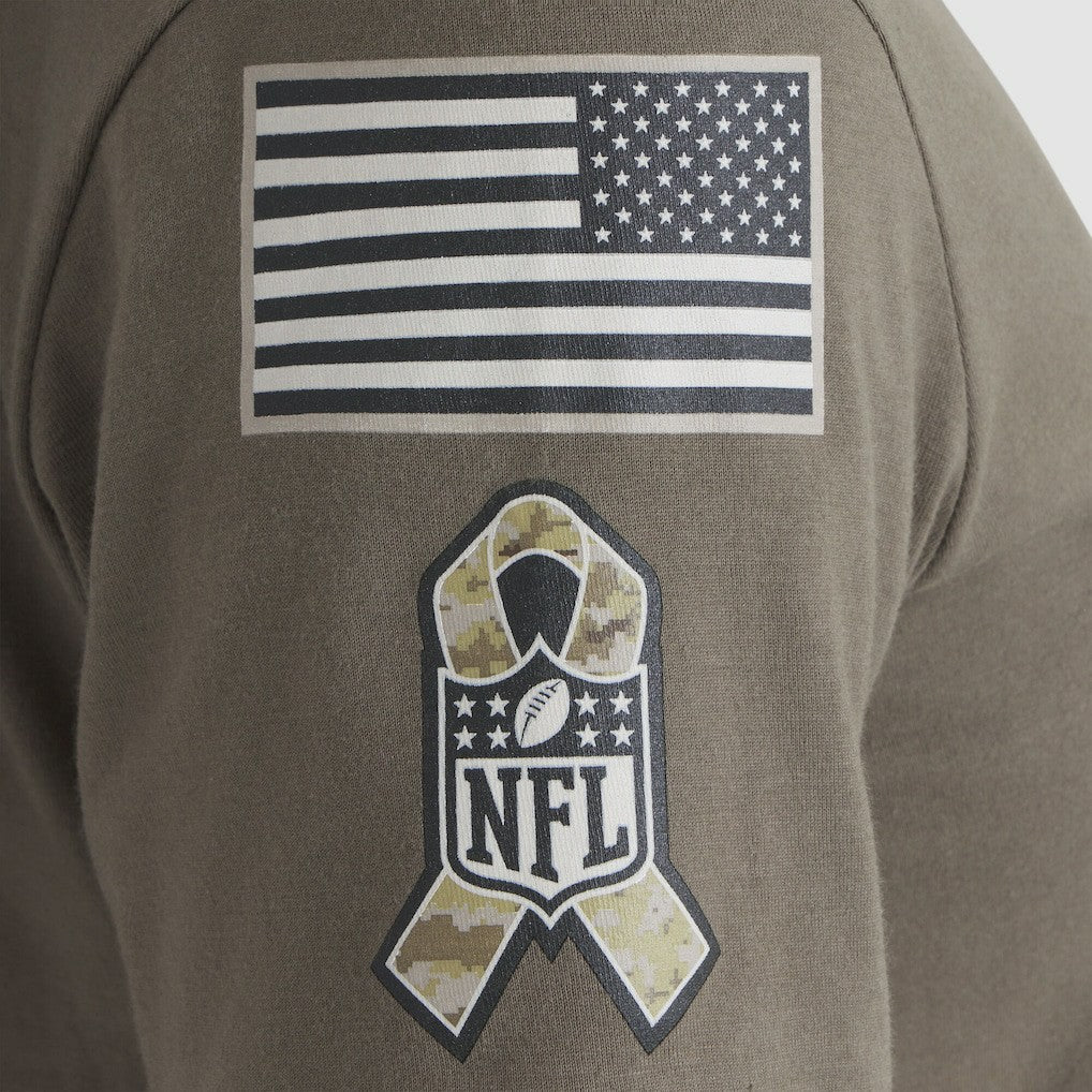 Baltimore Ravens Women's 2025 Salute to Service Sideline T-Shirt | NFL Hot