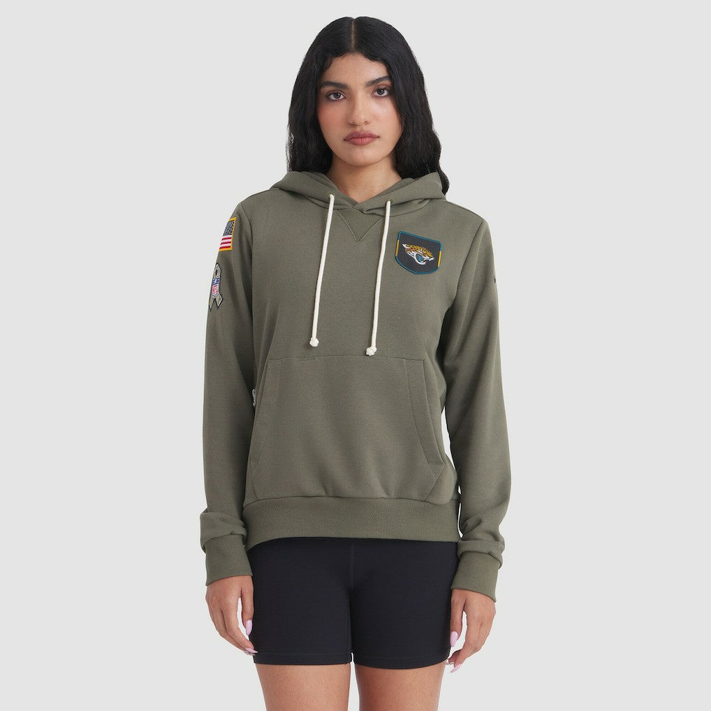 Jacksonville Jaguars Women's 2025 Salute to Service Sideline Standard Issue Dri-FIT Hoodie | NFL Near me