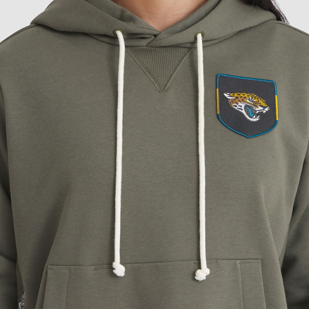 Jacksonville Jaguars Women's 2025 Salute to Service Sideline Standard Issue Dri-FIT Hoodie | NFL Near me