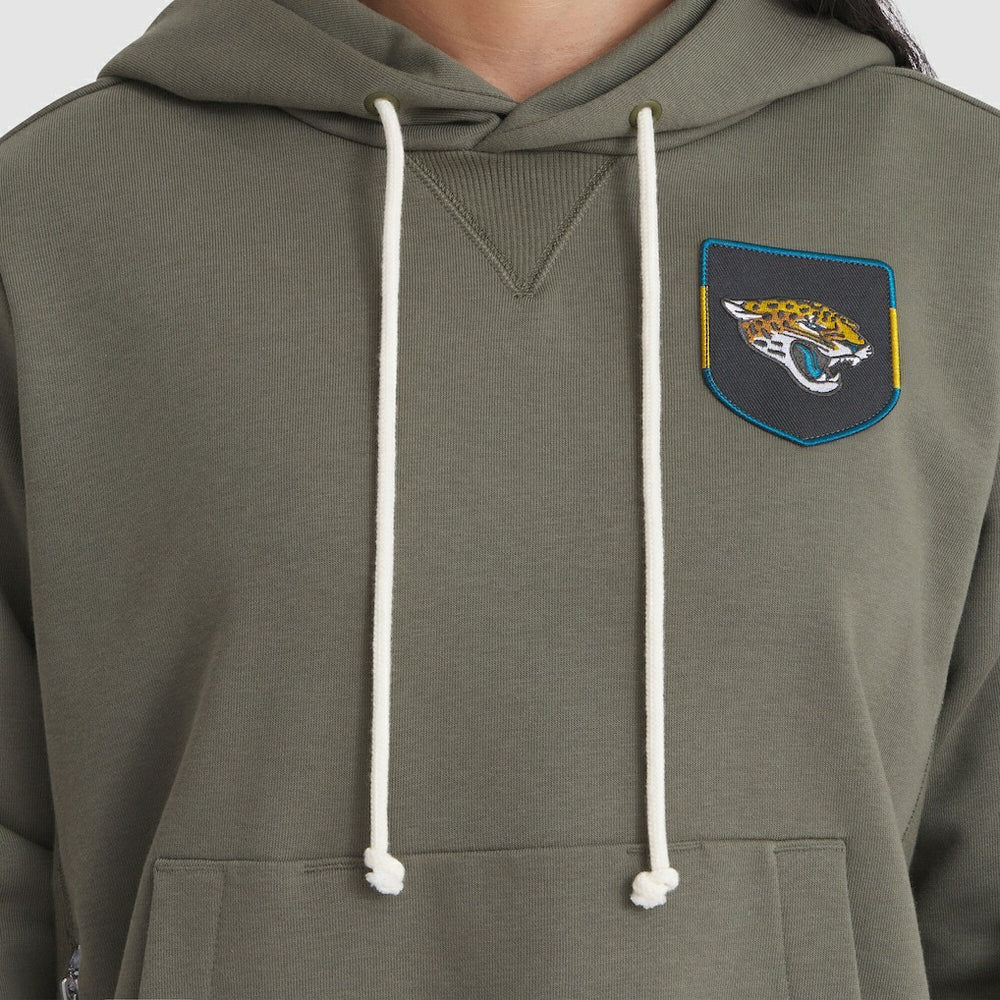 Jacksonville Jaguars Women's 2025 Salute to Service Sideline Standard Issue Dri-FIT Hoodie | NFL Near me