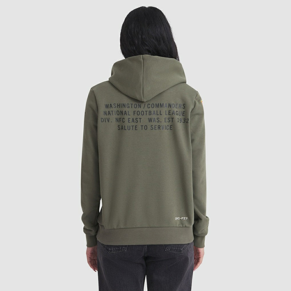 Washington Commanders Women's 2025 Salute to Service Sideline Standard Issue Dri-FIT Hoodie | NFL New