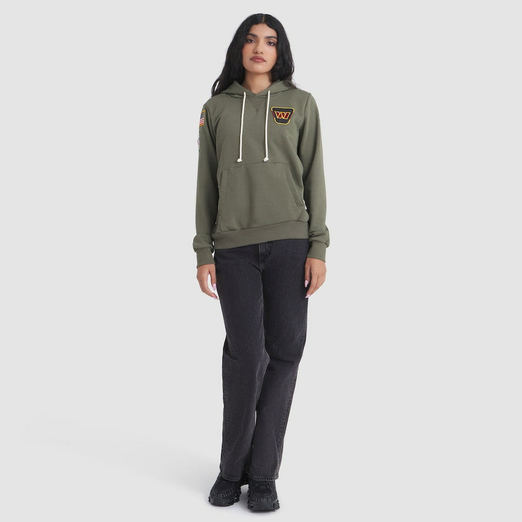Washington Commanders Women's 2025 Salute to Service Sideline Standard Issue Dri-FIT Hoodie | NFL New