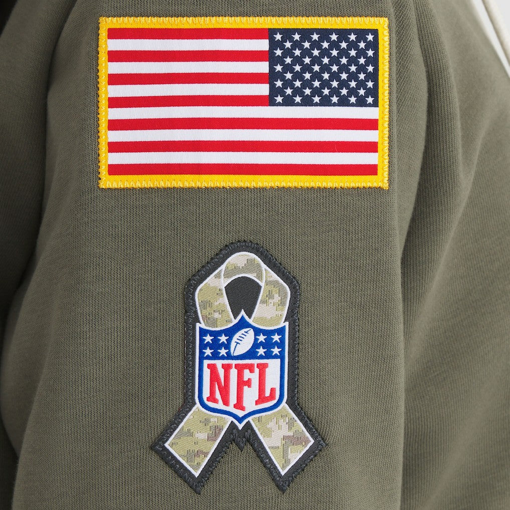 Washington Commanders Women's 2025 Salute to Service Sideline Standard Issue Dri-FIT Hoodie | NFL New