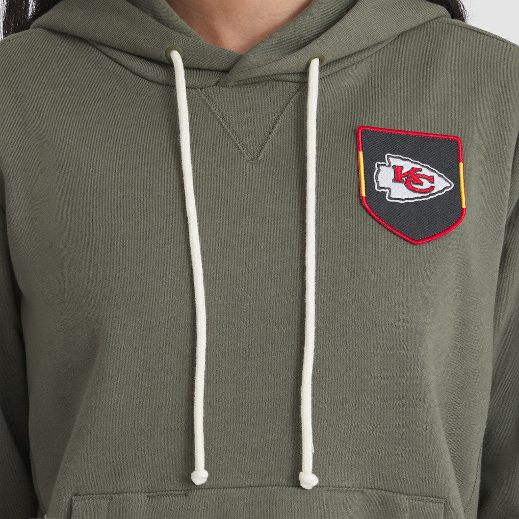 Kansas City Chiefs Women's 2025 Salute to Service Sideline Standard Issue Dri-FIT Hoodie | NFL New