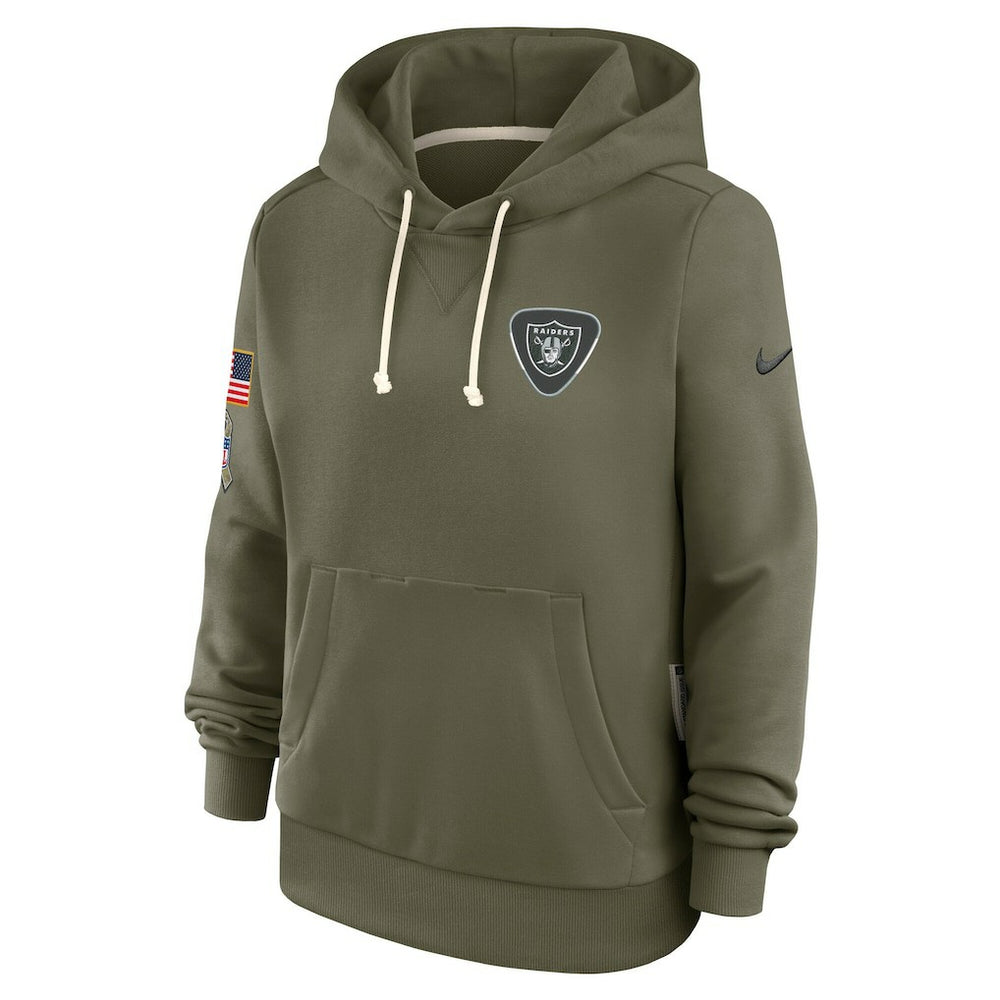 Las Vegas Raiders Women's 2025 Salute to Service Sideline Standard Issue Dri-FIT Hoodie | NFL New
