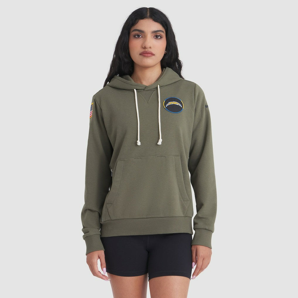 Los Angeles Chargers Women's 2025 Salute to Service Sideline Standard Issue Dri-FIT Hoodie | NFL On sale