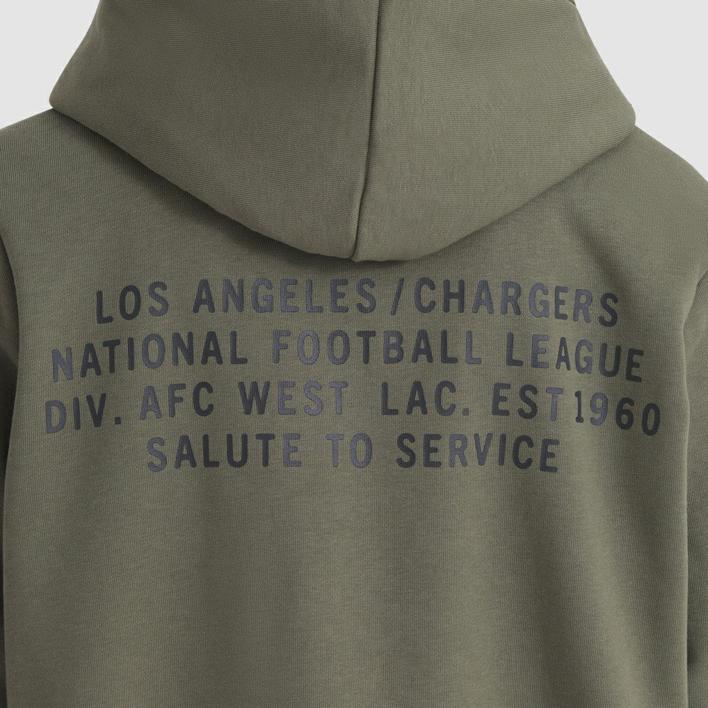 Los Angeles Chargers Women's 2025 Salute to Service Sideline Standard Issue Dri-FIT Hoodie | NFL On sale