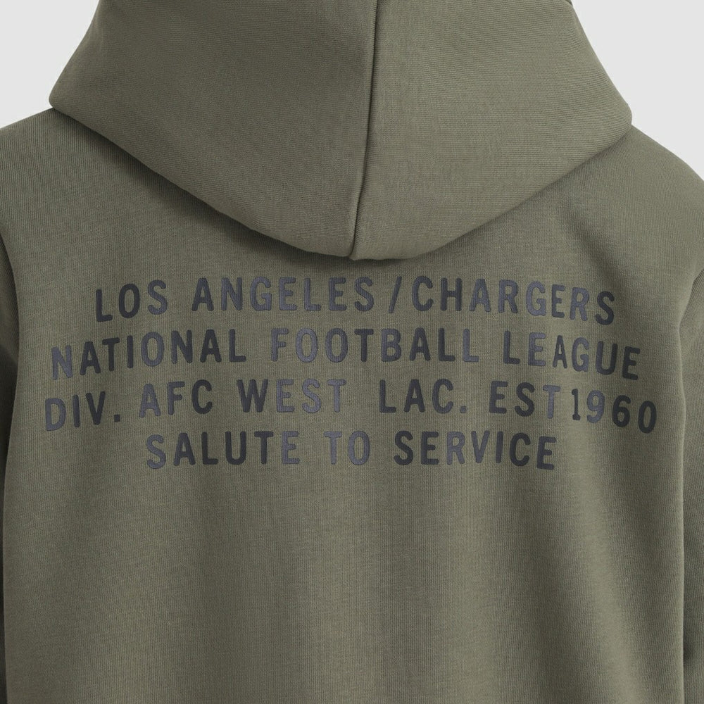 Los Angeles Chargers Women's 2025 Salute to Service Sideline Standard Issue Dri-FIT Hoodie | NFL On sale