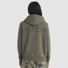 Los Angeles Rams Women's 2025 Salute to Service Sideline Standard Issue Dri-FIT Hoodie | NFL US