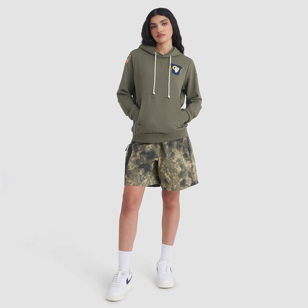 Los Angeles Rams Women's 2025 Salute to Service Sideline Standard Issue Dri-FIT Hoodie | NFL US