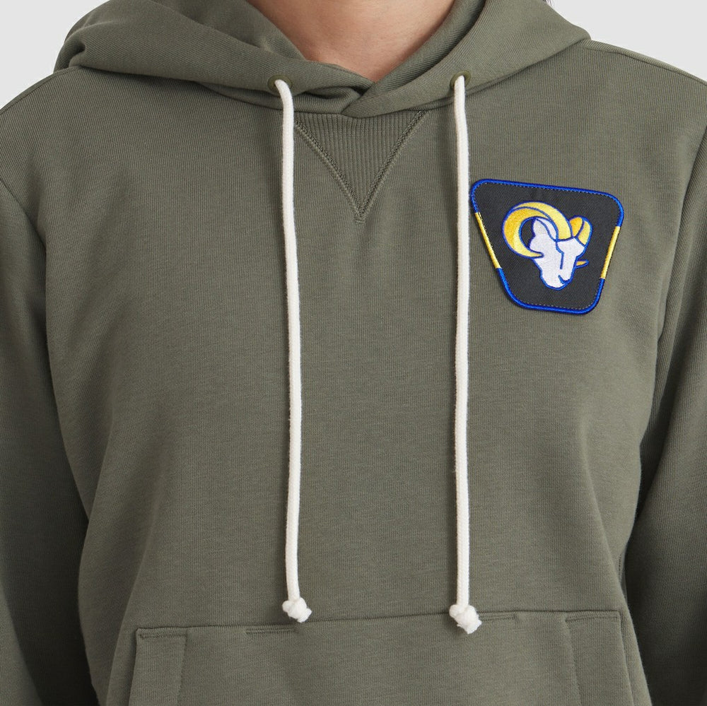 Los Angeles Rams Women's 2025 Salute to Service Sideline Standard Issue Dri-FIT Hoodie | NFL US