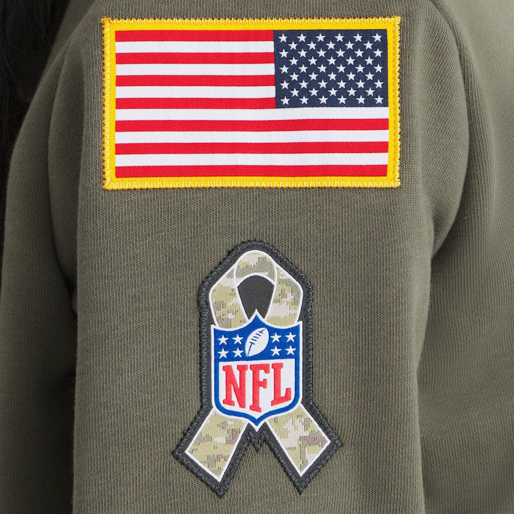 Los Angeles Rams Women's 2025 Salute to Service Sideline Standard Issue Dri-FIT Hoodie | NFL US