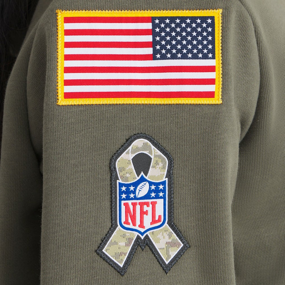 Los Angeles Rams Women's 2025 Salute to Service Sideline Standard Issue Dri-FIT Hoodie | NFL US
