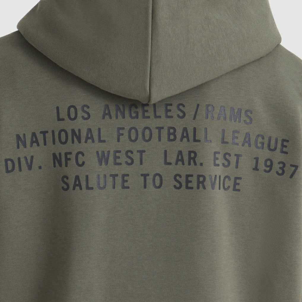Los Angeles Rams Women's 2025 Salute to Service Sideline Standard Issue Dri-FIT Hoodie | NFL US
