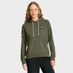 Miami Dolphins Women's 2025 Salute to Service Sideline Standard Issue Dri-FIT Hoodie | NFL Online