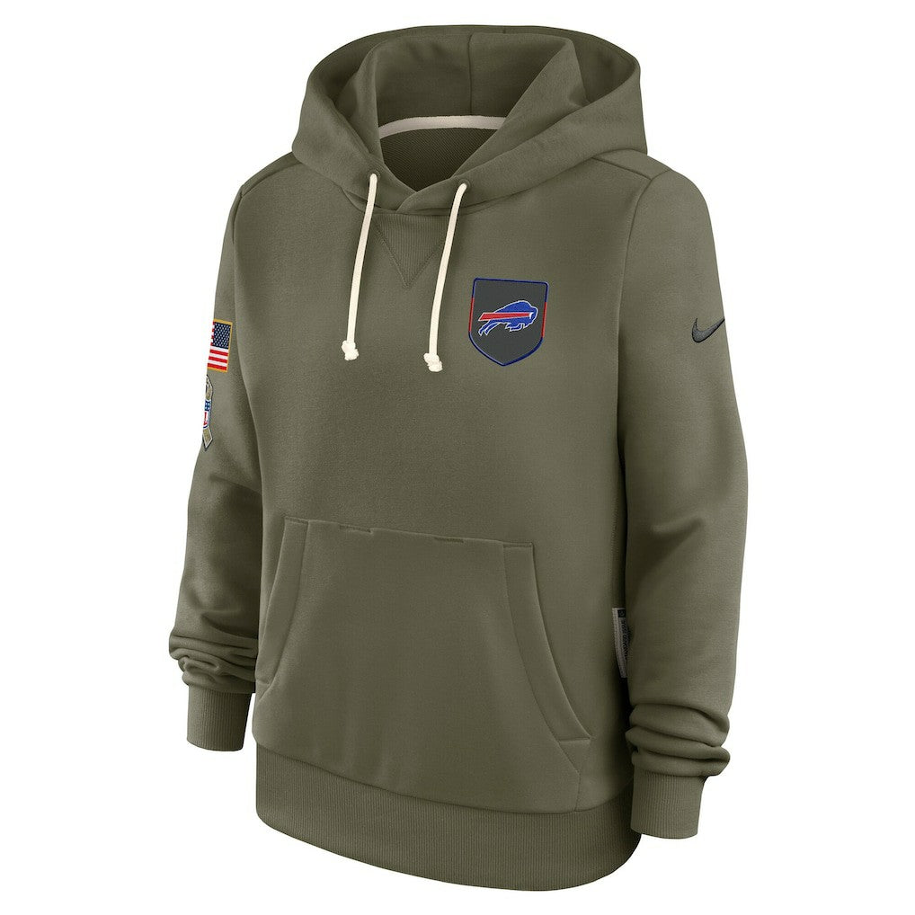 Buffalo Bills Women's 2025 Salute to Service Sideline Standard Issue Dri-FIT Hoodie | NFL New