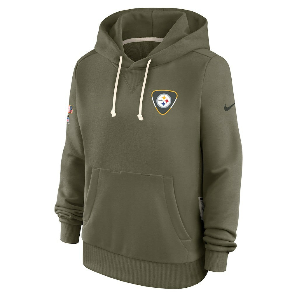 Pittsburgh Steelers Women's 2025 Salute to Service Sideline Standard Issue Dri-FIT Hoodie | NFL On sale