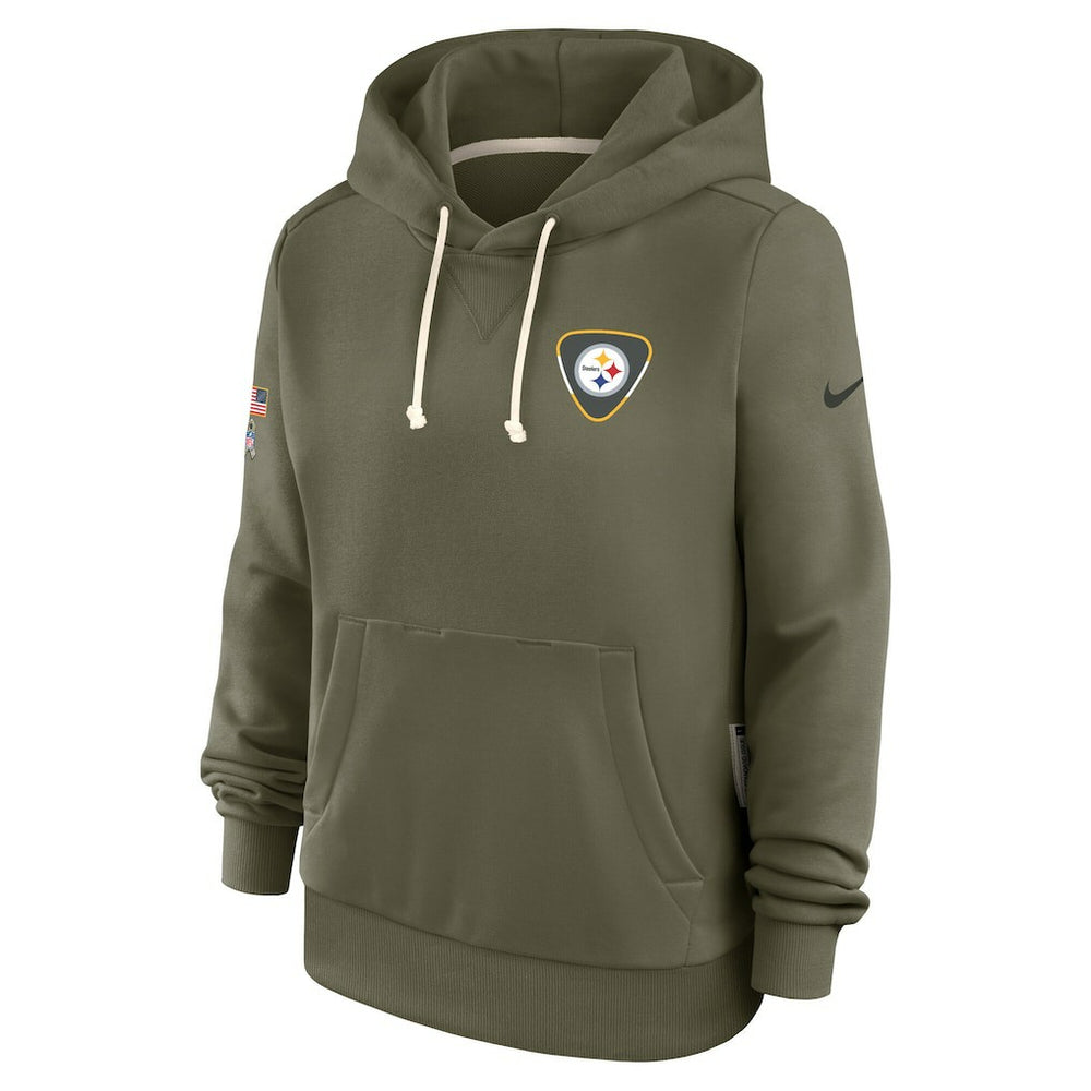 Pittsburgh Steelers Women's 2025 Salute to Service Sideline Standard Issue Dri-FIT Hoodie | NFL On sale