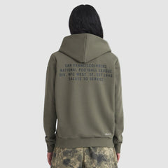 San Francisco 49ers Women's 2025 Salute to Service Sideline Standard Issue Dri-FIT Hoodie | NFL Near me