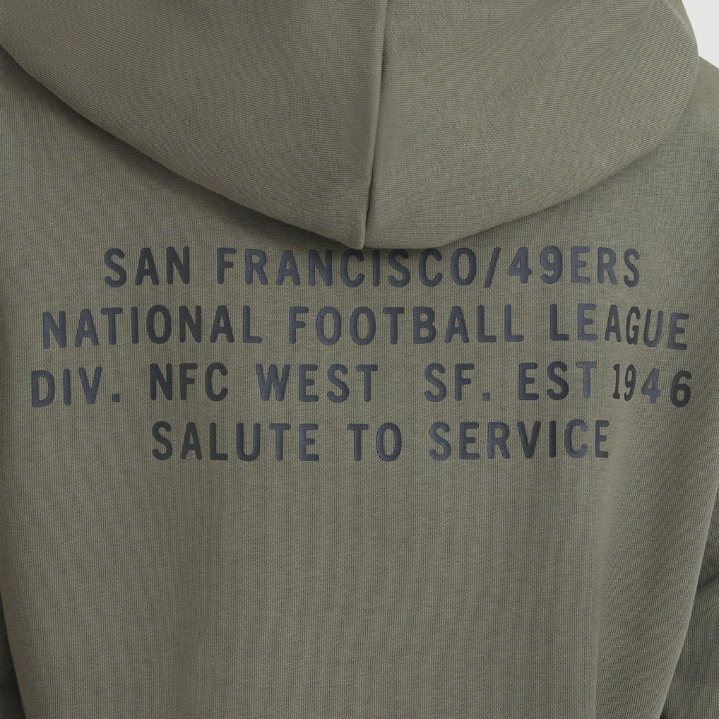San Francisco 49ers Women's 2025 Salute to Service Sideline Standard Issue Dri-FIT Hoodie | NFL Near me