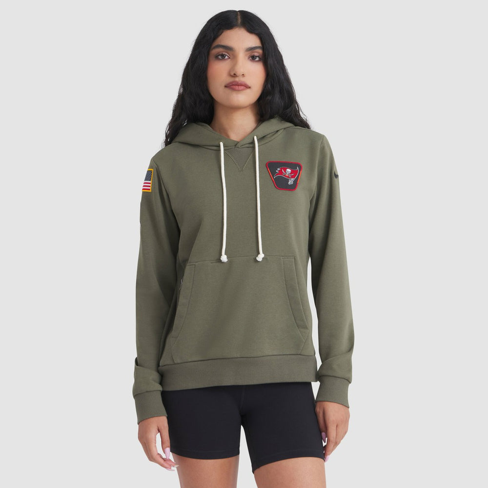 Tampa Bay Buccaneers Women's 2025 Salute to Service Sideline Standard Issue Dri-FIT Hoodie | NFL US