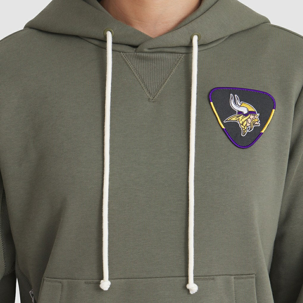 Minnesota Vikings Women's 2025 Salute to Service Sideline Standard Issue Dri-FIT Hoodie | NFL Hot