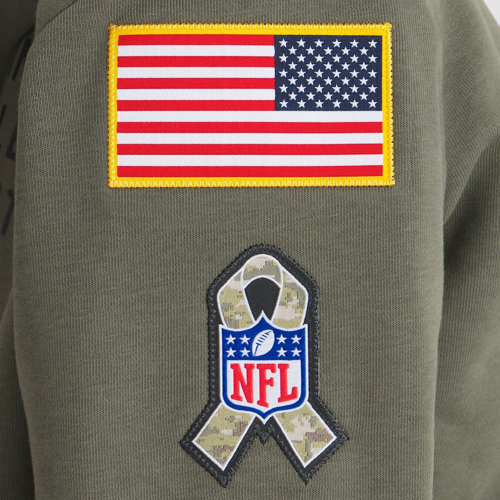 Minnesota Vikings Women's 2025 Salute to Service Sideline Standard Issue Dri-FIT Hoodie | NFL Hot