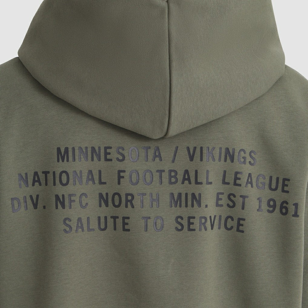 Minnesota Vikings Women's 2025 Salute to Service Sideline Standard Issue Dri-FIT Hoodie | NFL Hot