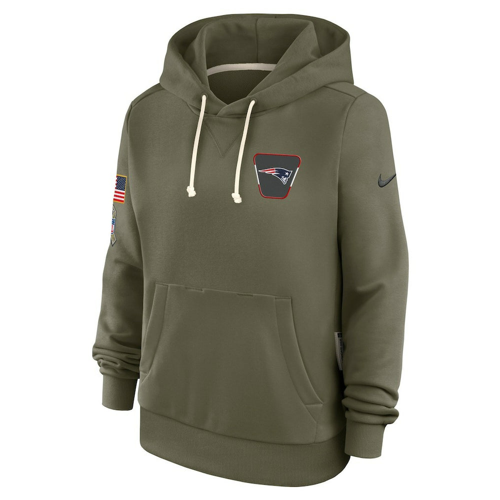 New England Patriots Women's 2025 Salute to Service Sideline Standard Issue Dri-FIT Hoodie | NFL US