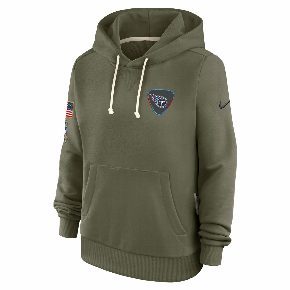 Tennessee Titans Women's 2025 Salute to Service Sideline Standard Issue Dri-FIT Hoodie | NFL New