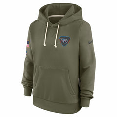 Tennessee Titans Women's 2025 Salute to Service Sideline Standard Issue Dri-FIT Hoodie | NFL New