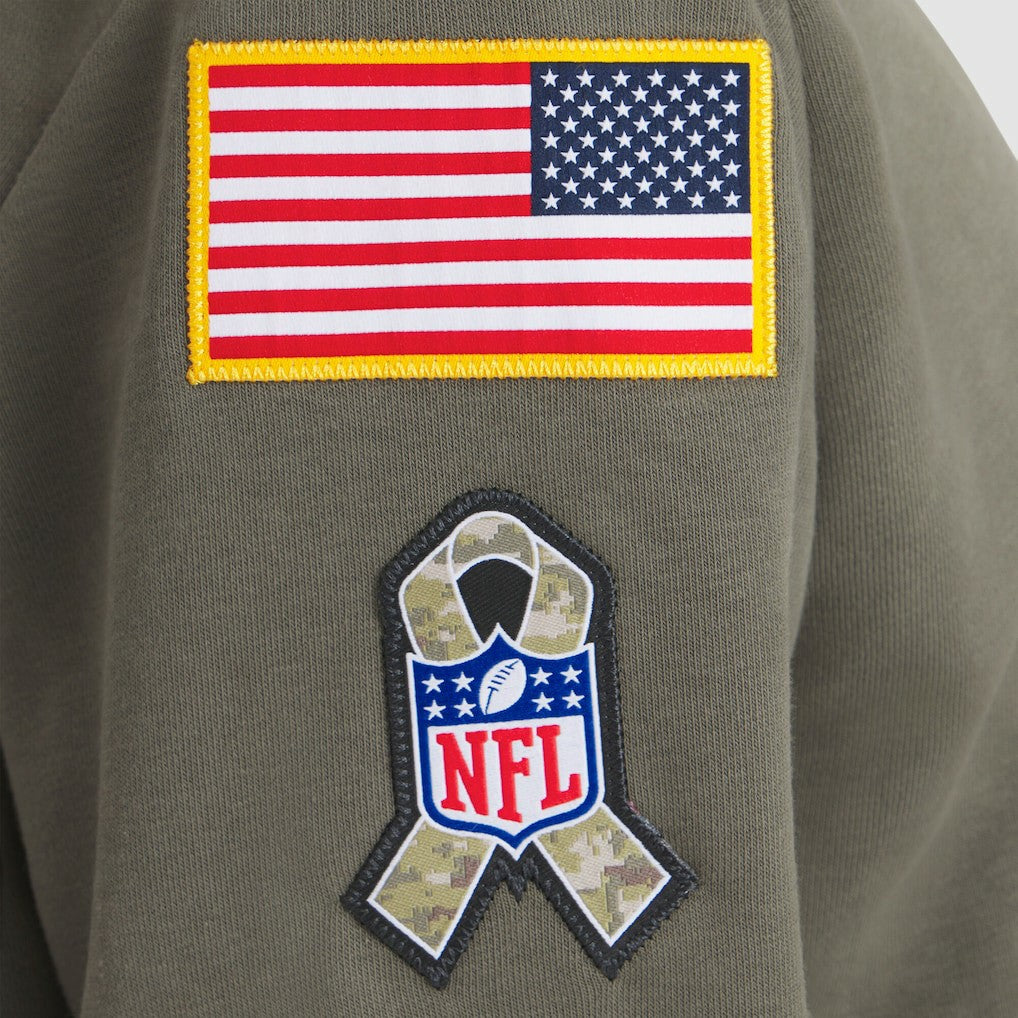 New Orleans Saints Women's 2025 Salute to Service Sideline Standard Issue Dri-FIT Hoodie | NFL Near me