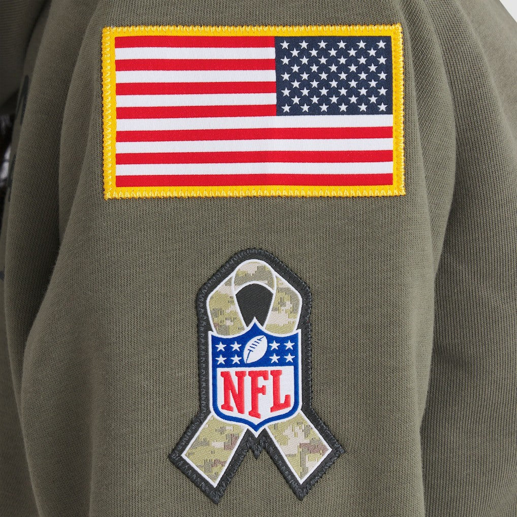 Cleveland Browns Women's 2025 Salute to Service Sideline Standard Issue Dri-FIT Hoodie | NFL On sale