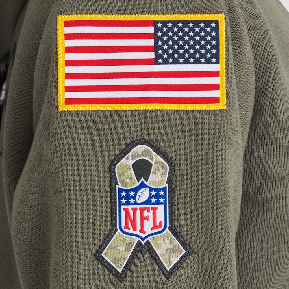 Cleveland Browns Women's 2025 Salute to Service Sideline Standard Issue Dri-FIT Hoodie | NFL On sale