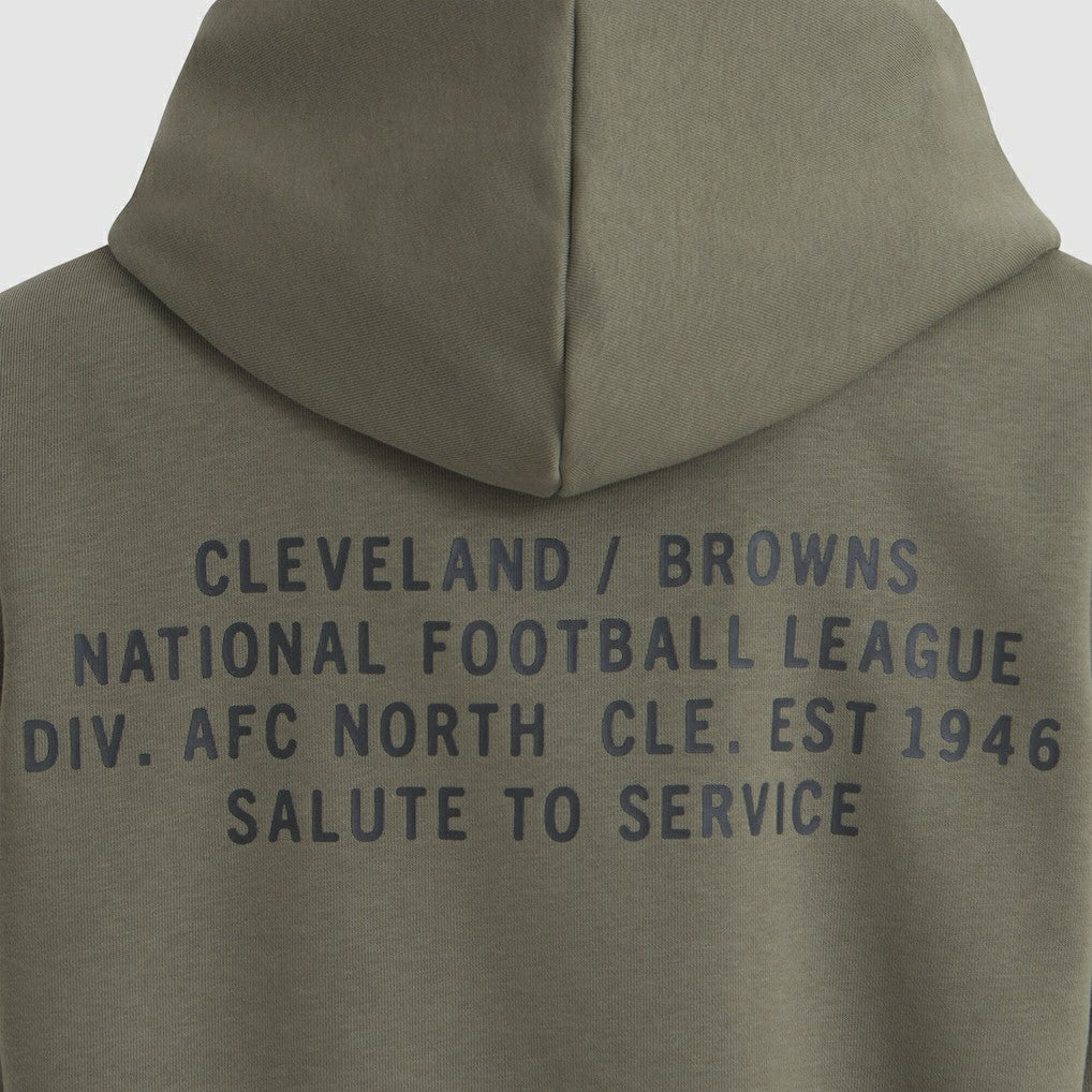 Cleveland Browns Women's 2025 Salute to Service Sideline Standard Issue Dri-FIT Hoodie | NFL On sale