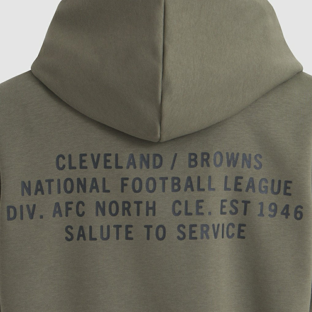 Cleveland Browns Women's 2025 Salute to Service Sideline Standard Issue Dri-FIT Hoodie | NFL On sale