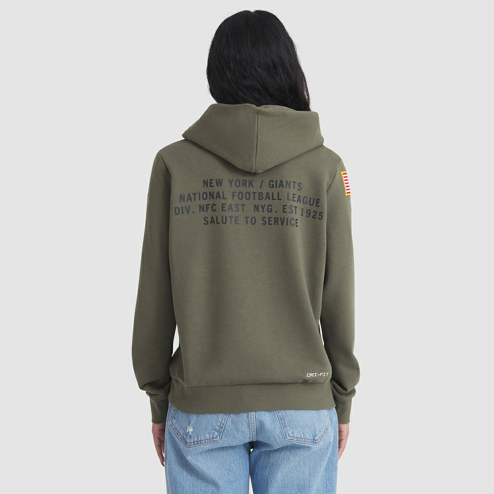 New York Giants Women's 2025 Salute to Service Sideline Standard Issue Dri-FIT Hoodie | NFL Online