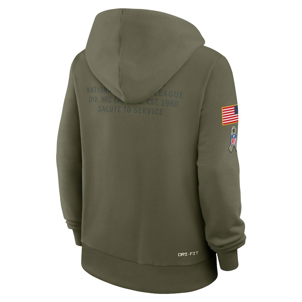 Dallas Cowboys Women's 2025 Salute to Service Sideline Standard Issue Dri-FIT Hoodie | NFL Sale